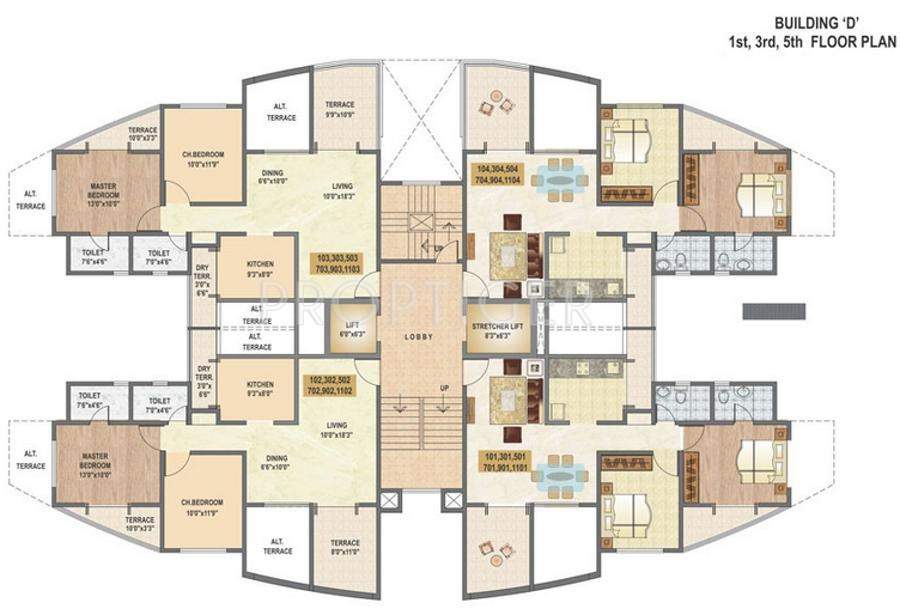  petals Images for Cluster Plan of Mittal Petals