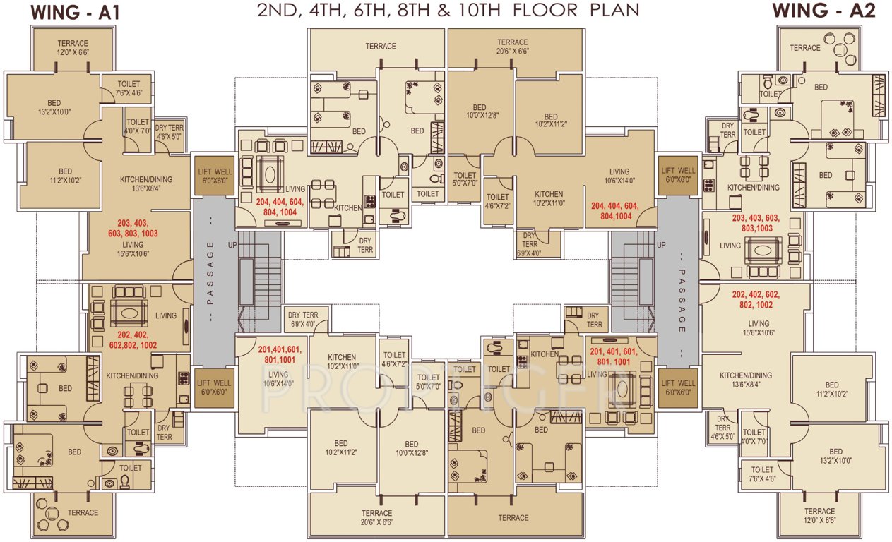 Images for Cluster Plan of Pushpganga Properties Atharva Ganga