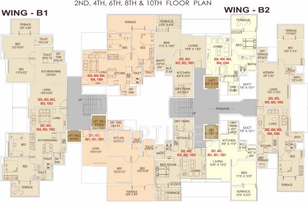 Images for Cluster Plan of Pushpganga Properties Atharva Ganga