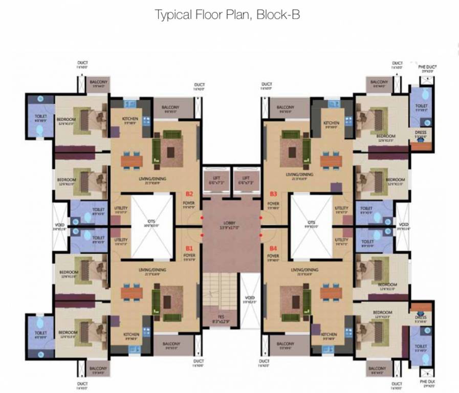 rosedale Tower A Cluster Plan