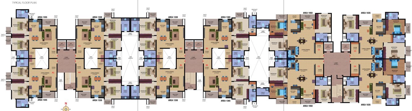 rosedale Tower B Cluster Plan