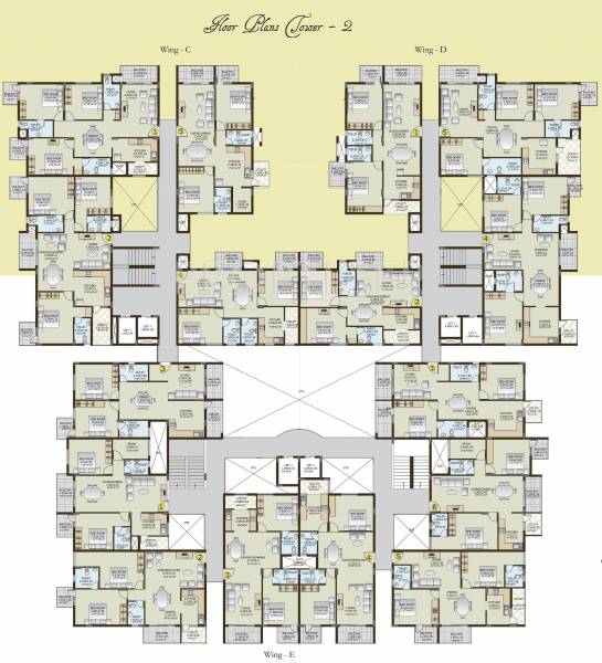  gardenia Tower 2 Wing C Cluster Plan