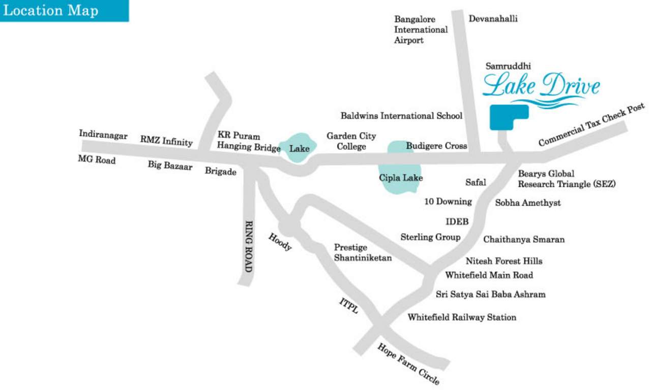 lake drive Images for Location Plan of Samruddhi Lake Drive