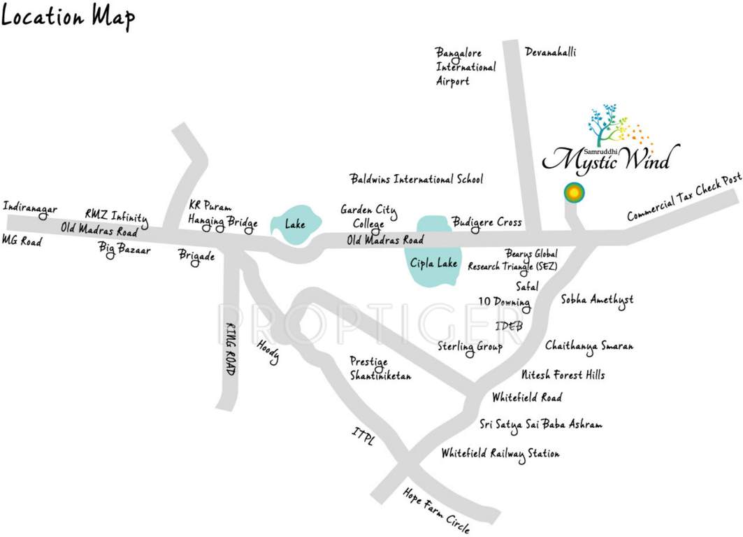  mystic wind Images for Location Plan of Samruddhi Mystic Wind