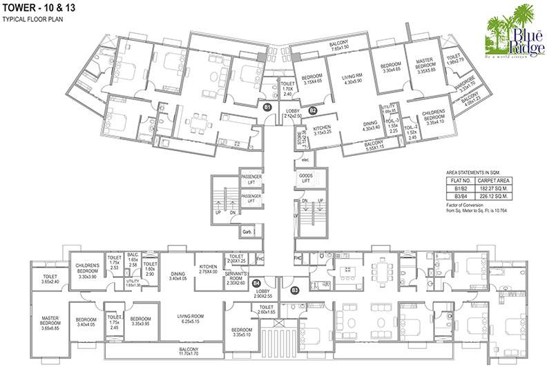  blue ridge Images for Cluster Plan of Paranjape Blue Ridge