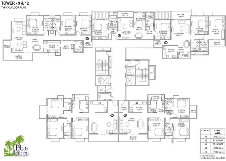  blue ridge Images for Cluster Plan of Paranjape Blue Ridge
