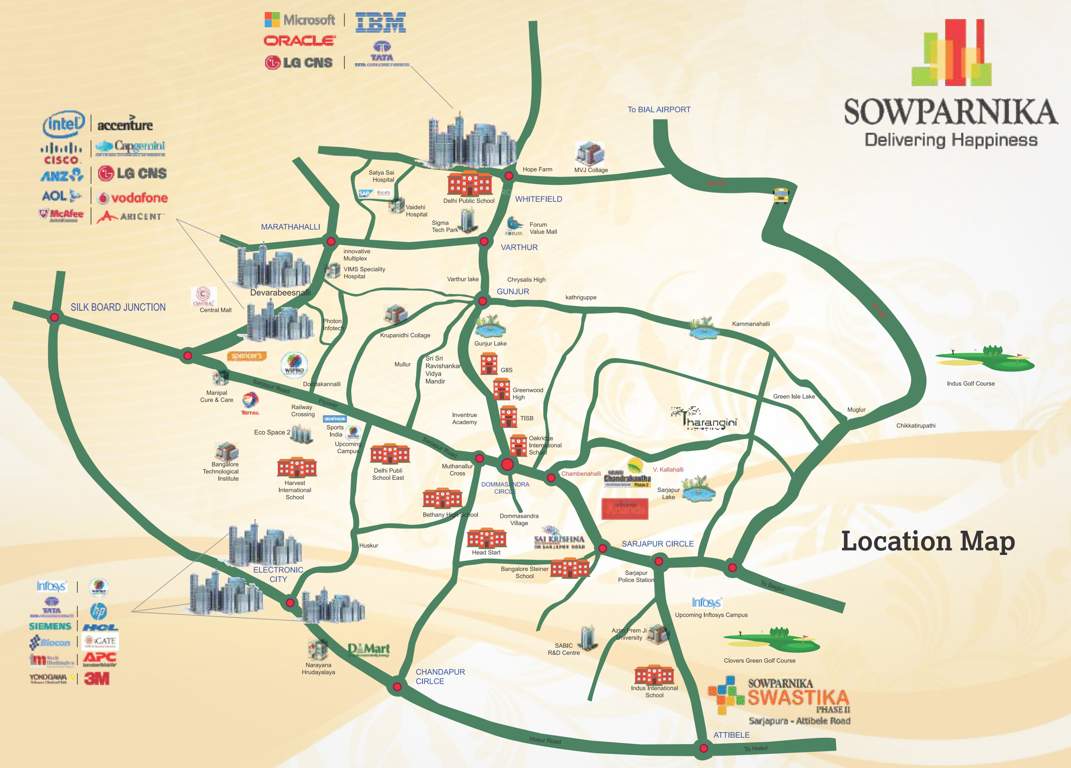  swastika phase 2 Images for Location Plan of Sowparnika Swastika