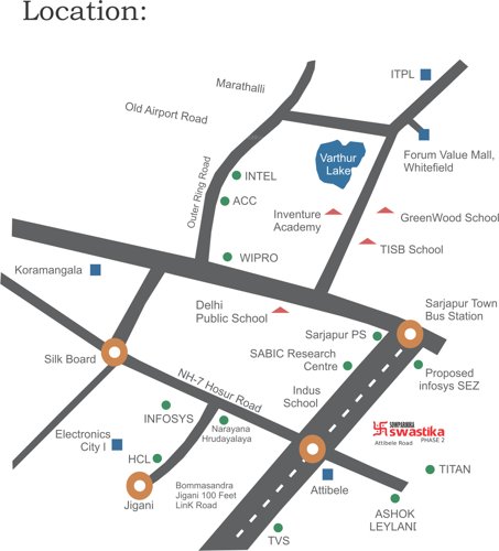  swastika-phase-2 Images for Location Plan of Sowparnika Swastika