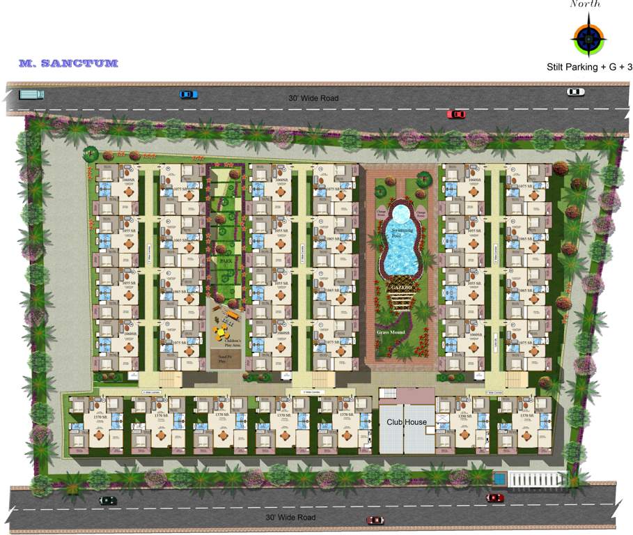 sanctum Images for Master Plan of Mahaveer Sanctum