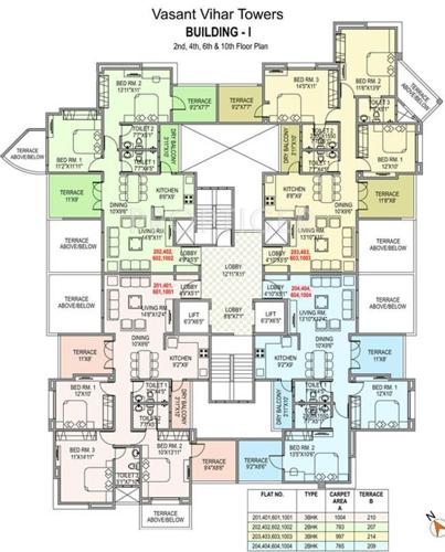 Images for Cluster Plan of Paranjape Vasant Vihar Towers Images for Cluster Plan of Paranjape Vasant Vihar Towers