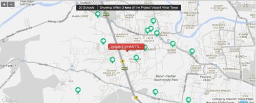 Images for Location Plan of Paranjape Vasant Vihar Towers Images for Location Plan of Paranjape Vasant Vihar Towers
