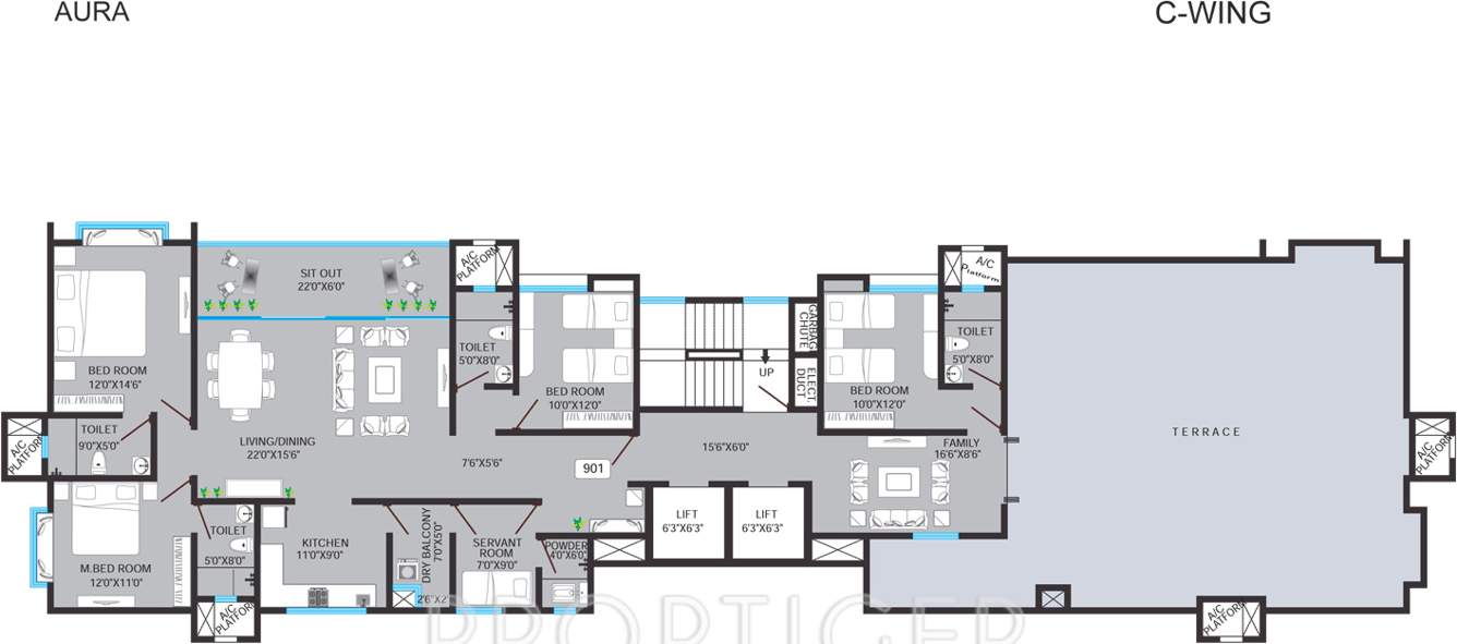 aura Images for Cluster Plan of Bhandari Aura