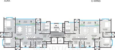 Images for Cluster Plan of Bhandari Aura aura Images for Cluster Plan of Bhandari Aura