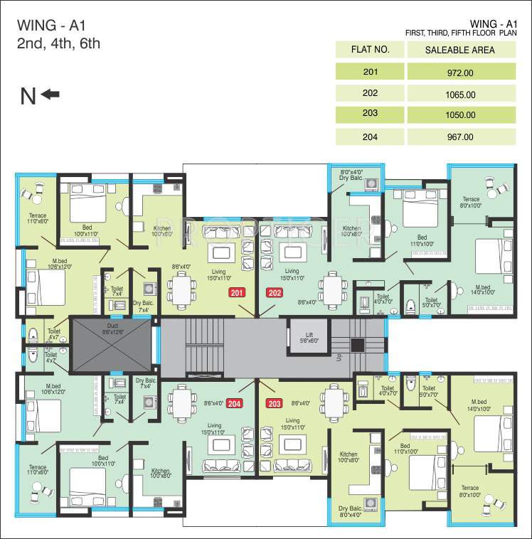 greenfield Images for Cluster Plan of Bhandari Associates Greenfield