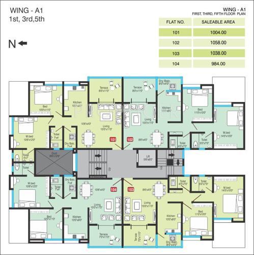 Images for Cluster Plan of Bhandari Associates Greenfield greenfield Images for Cluster Plan of Bhandari Associates Greenfield
