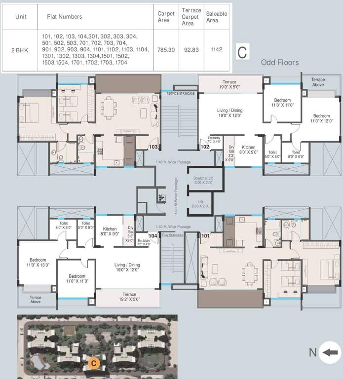 Images for Cluster Plan of Bhandari 43 Privet Drive