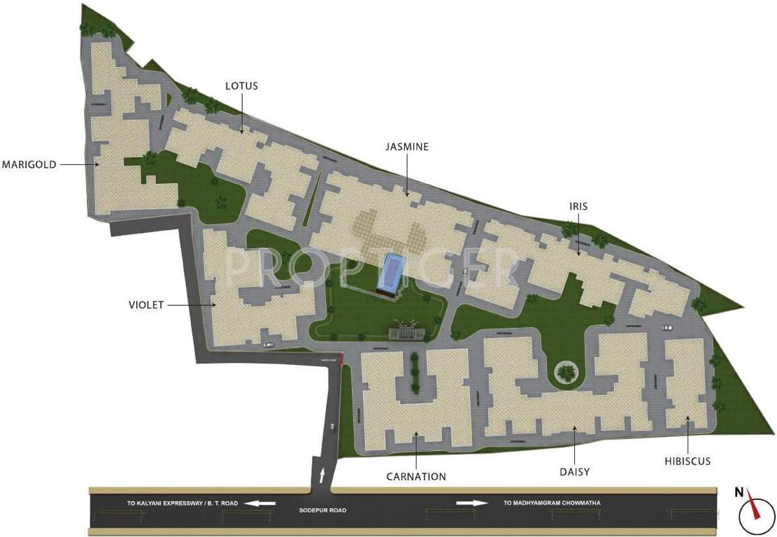 Images for Master Plan of Siddha Town Madhyamgram
