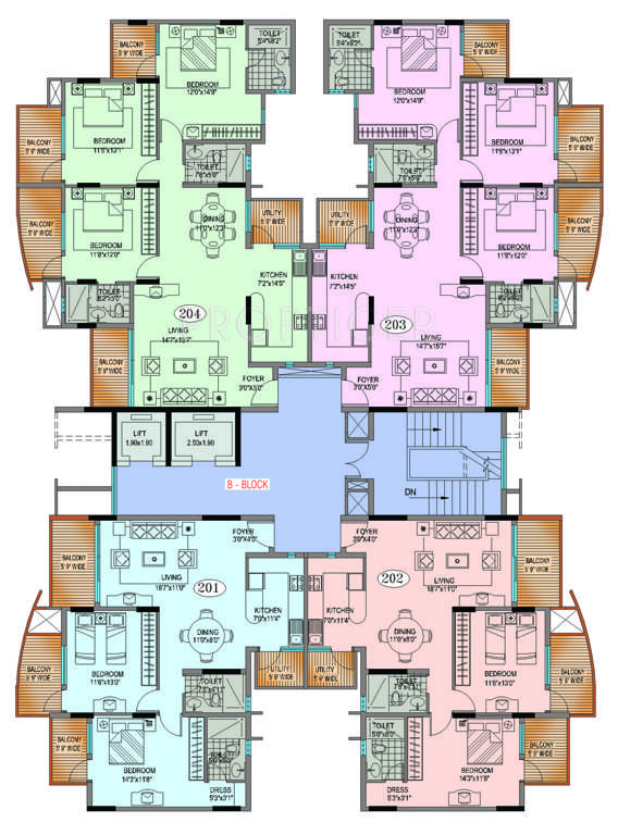 Images for Cluster Plan of Hinduja Lake Front Estate