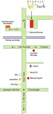  park Images for Location Plan of Hinduja Park