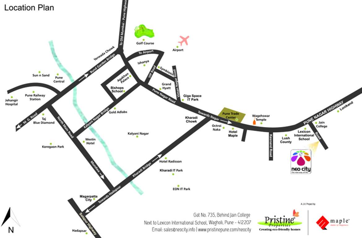 neo city Images for Location Plan of Pristine Neo City