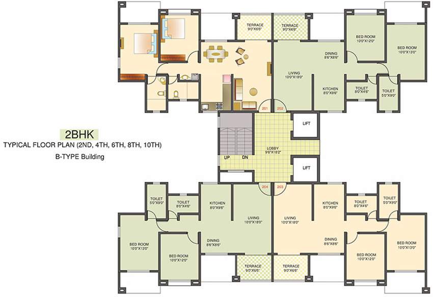  florence Images for Cluster Plan of Kolte Patil Florence