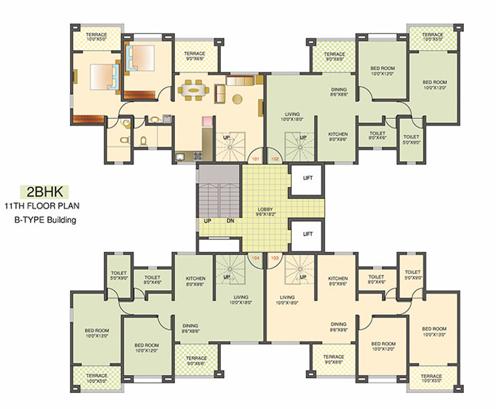 Images for Cluster Plan of Kolte Patil Florence florence Images for Cluster Plan of Kolte Patil Florence