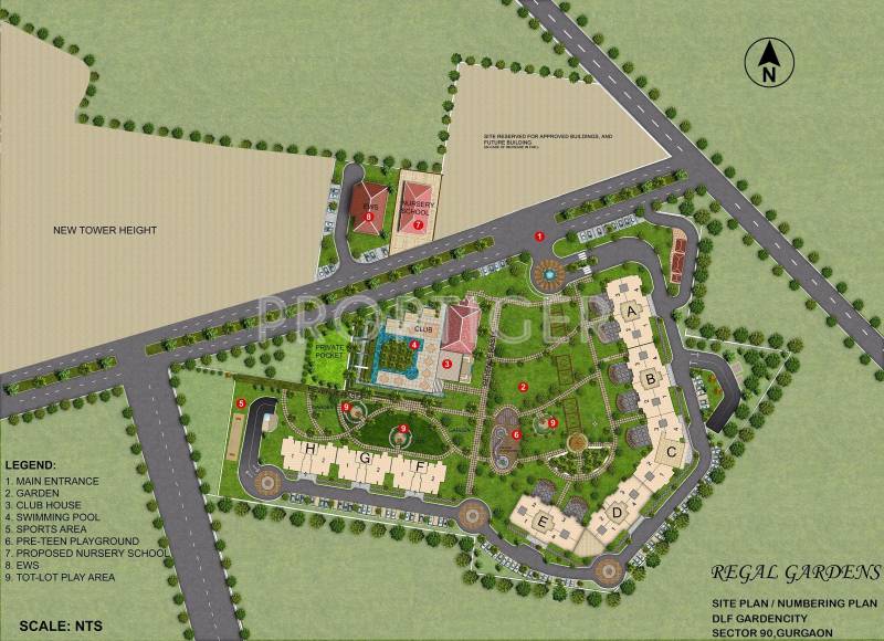Images for Site Plan of DLF Regal Gardens