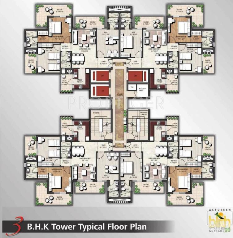  blith Images for Cluster Plan of Assotech Blith