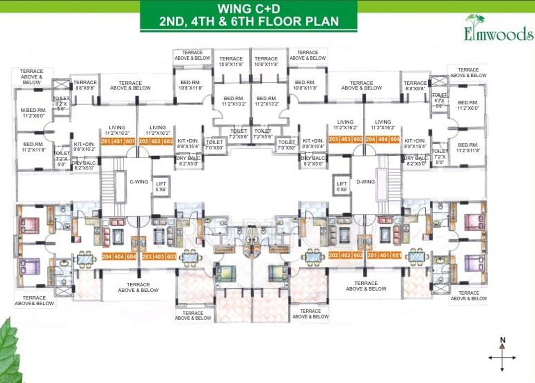  elmwoods Images for Cluster Plan of Sukhwani Elmwoods