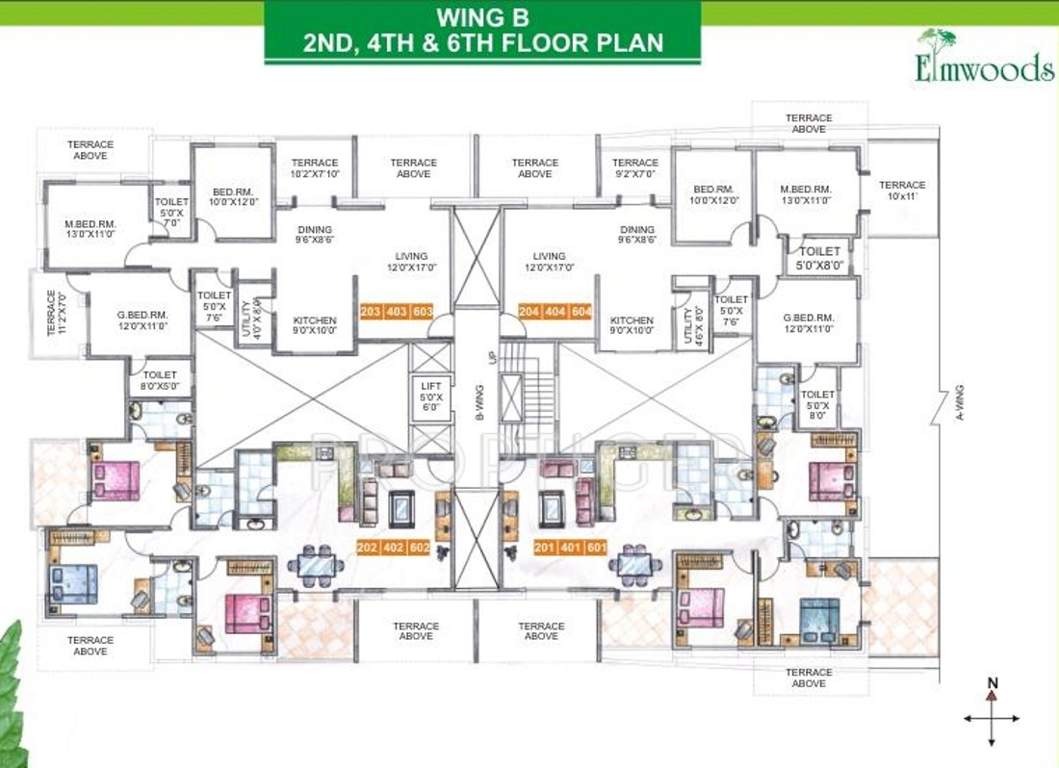  elmwoods Images for Cluster Plan of Sukhwani Elmwoods