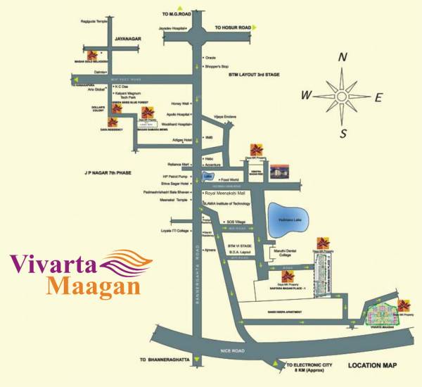 Images for Location Plan of Daya Vivarta Maagan