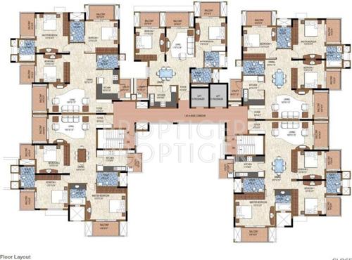 Images for Cluster Plan of Puravankara Purva Atria