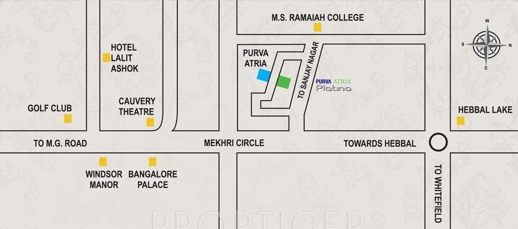 Images for Location Plan of Purva Purva Atria Platina