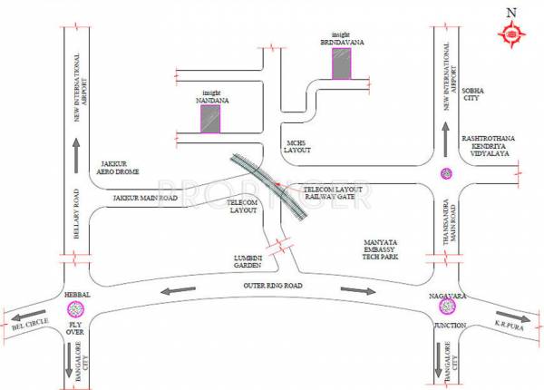 Location Plan insight nandana Location Plan