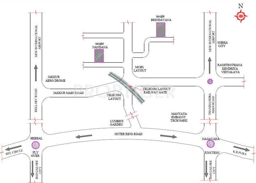 insight nandana Location Plan