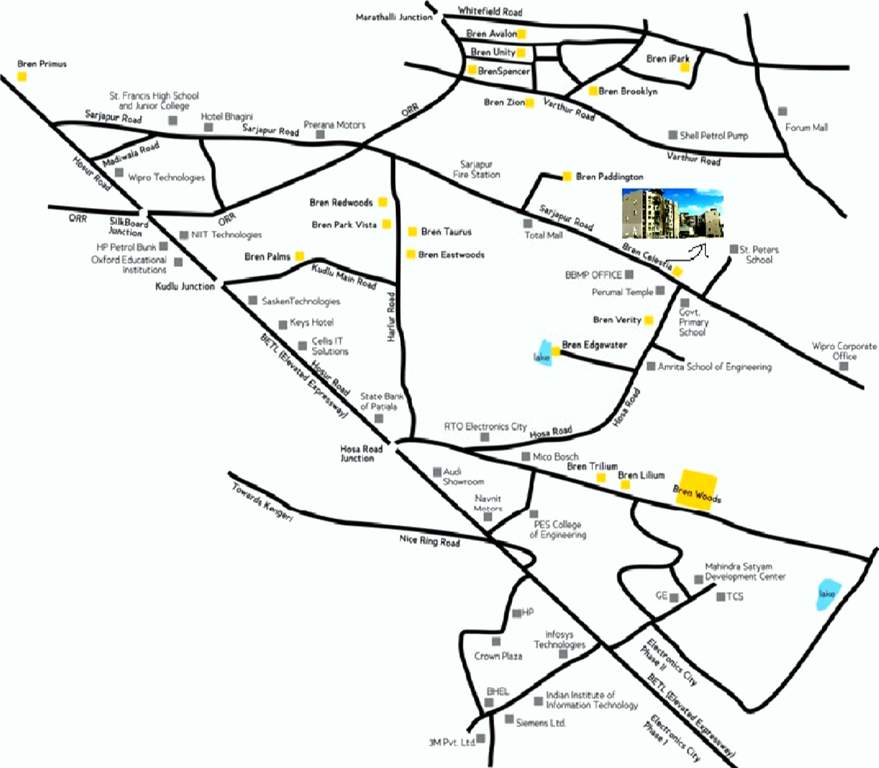 celestia Images for Location Plan of Bren Celestia