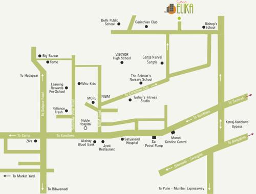 Images for Location Plan of Goel Ganga Elika elika Images for Location Plan of Goel Ganga Elika