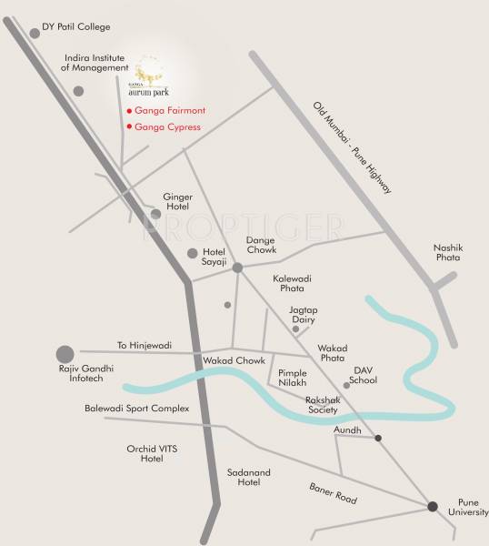 Images for Location Plan of Goel Ganga Aurum Park