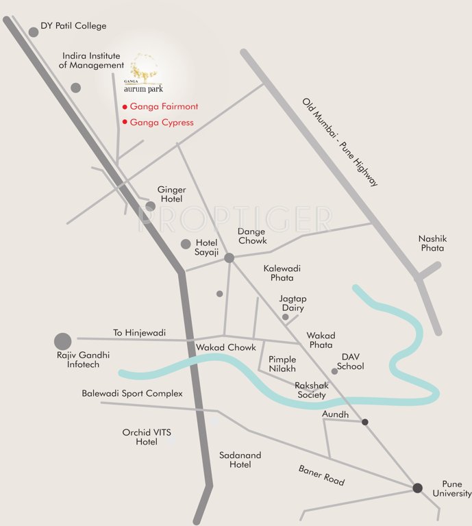 Images for Location Plan of Goel Ganga Aurum Park