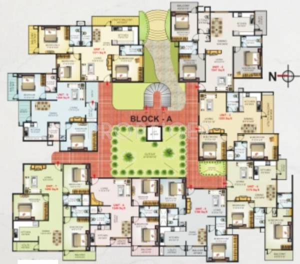 Images for Cluster Plan of GK Lake View