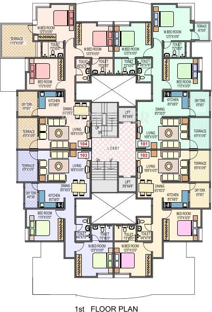 Images for Cluster Plan of Home Developers Bhagyatara Society