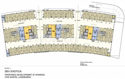 Nagpal Group Dev Exotica Upper Parking Floor Cluster Plan