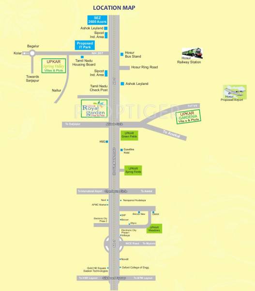 Images for Location Plan of Upkar Royal Garden Villas Images for Location Plan of Upkar Royal Garden Villas