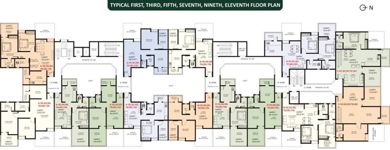  adrina Images for Cluster Plan of Vastushree Adrina