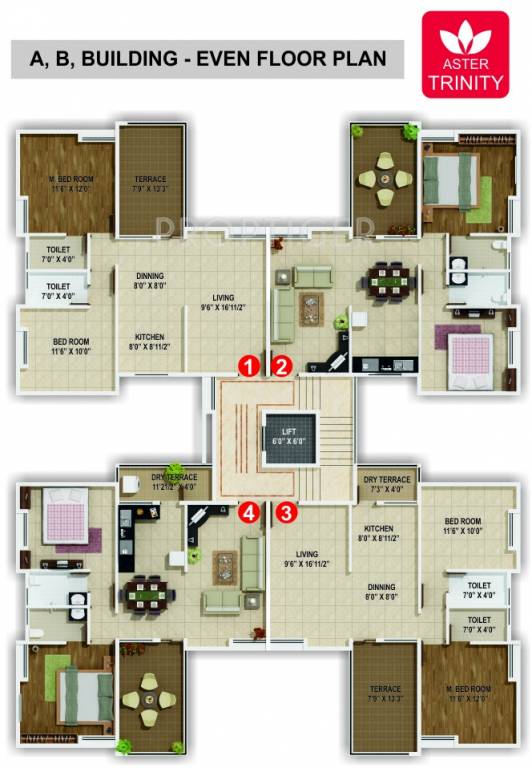Images for Cluster Plan of Horizon Aster Trinity