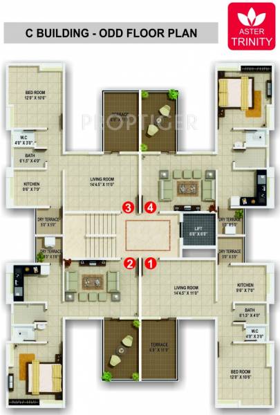 Images for Cluster Plan of Horizon Aster Trinity