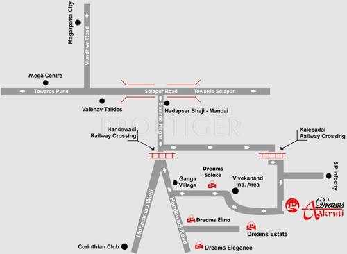  aakruti Images for Location Plan of Dreams Aakruti