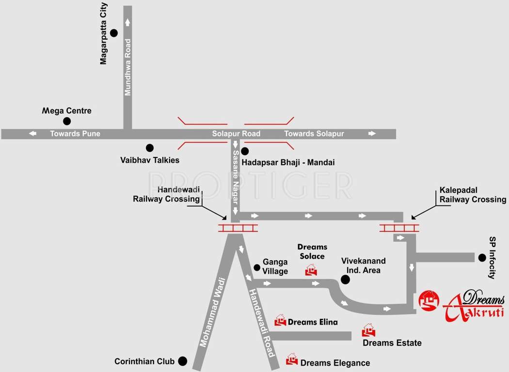  aakruti Images for Location Plan of Dreams Aakruti