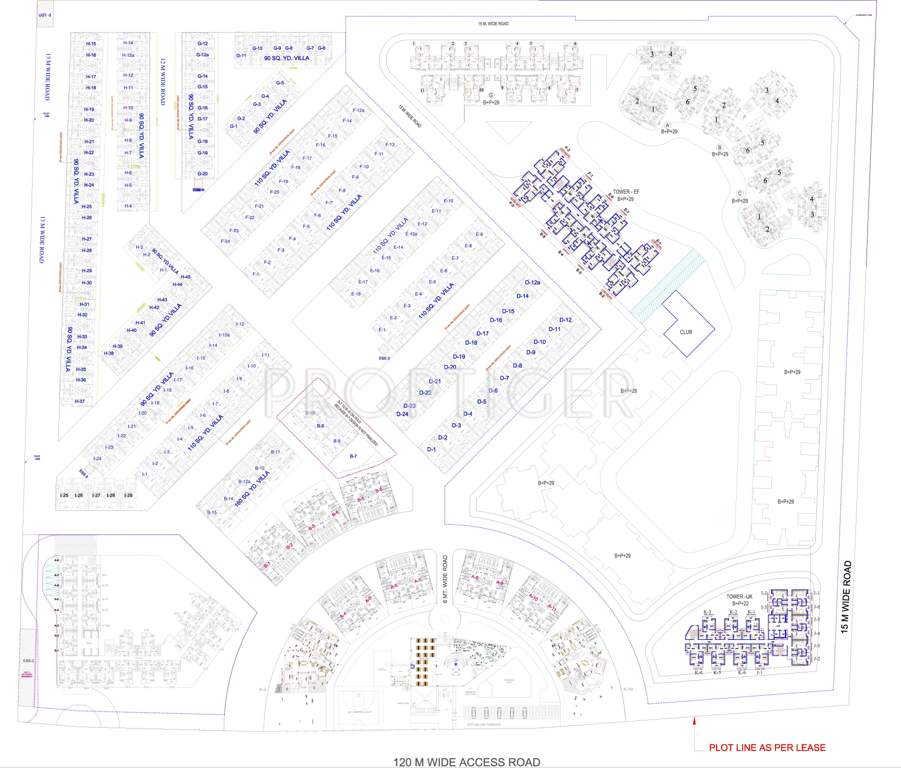  panorama Images for Master Plan of Ajnara Panorama
