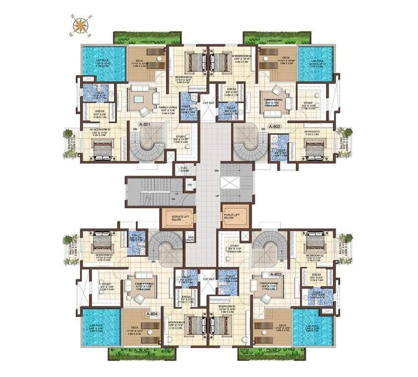  east parade Images for Cluster Plan of Jain East Parade